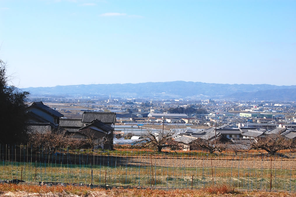 大和盆地一望