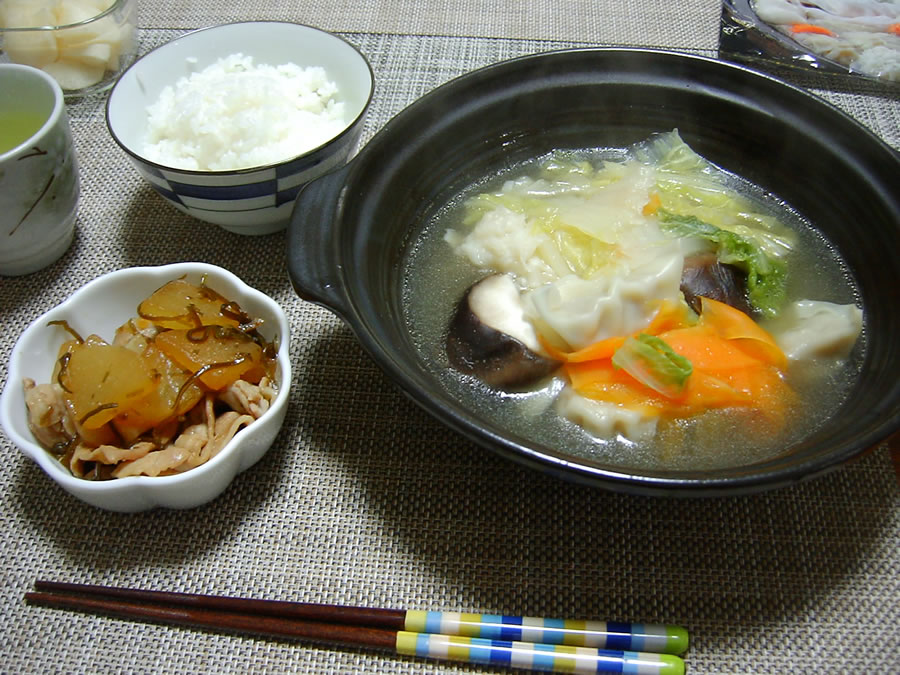 豚バラ大根と点心鍋