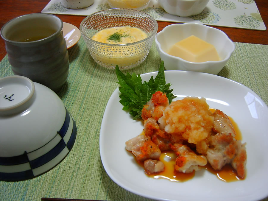 鶏肉の揚げ焼き和風おろし