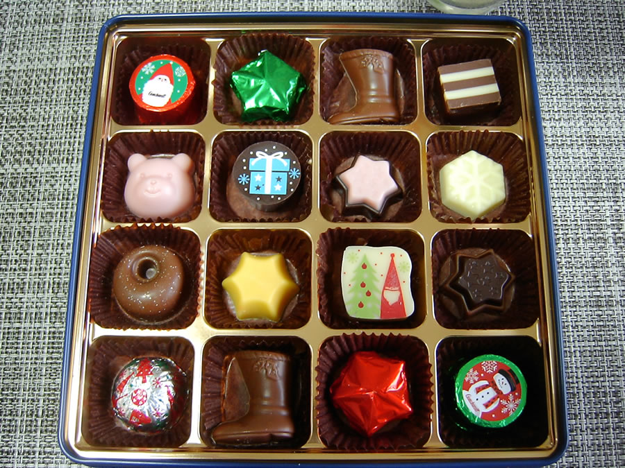 クリスマスのチョコレート