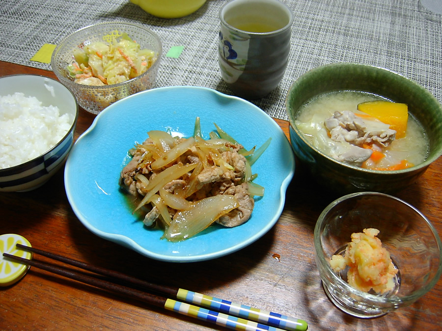 豚こま焼き