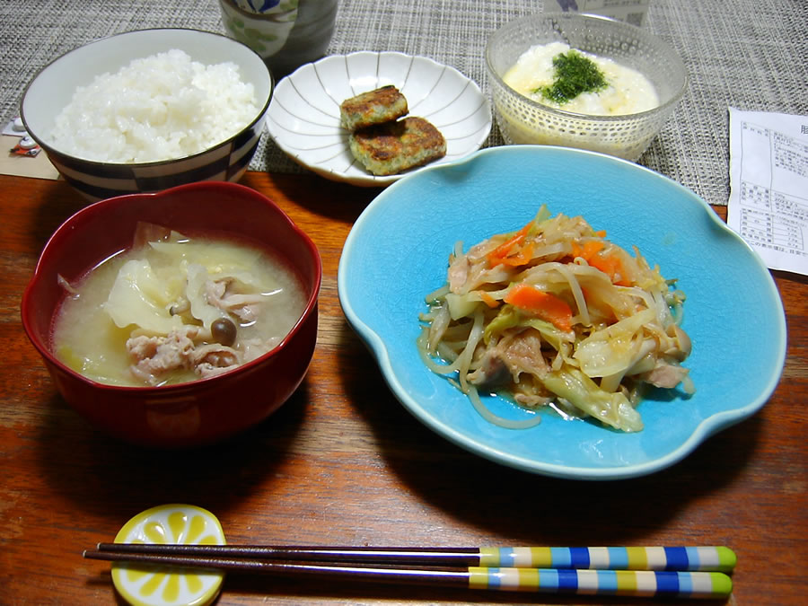 豚肉と野菜のちゃんちゃん焼き