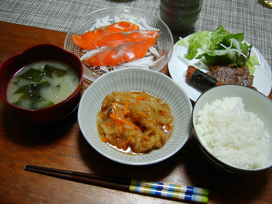 若鶏の甘酢あんかけ