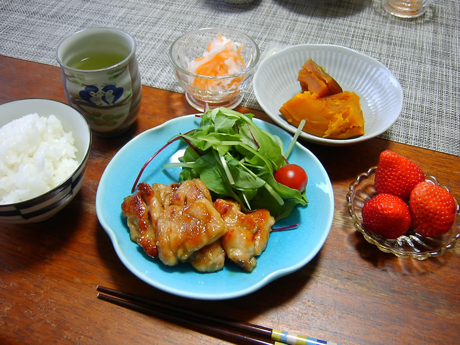 チキンの照り焼き