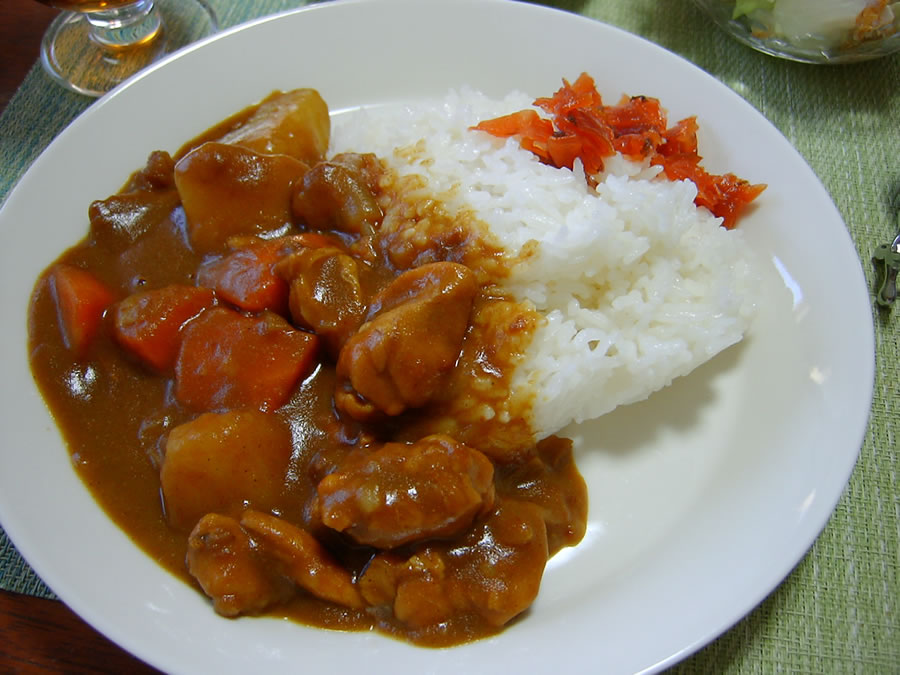 チキンカレーライス