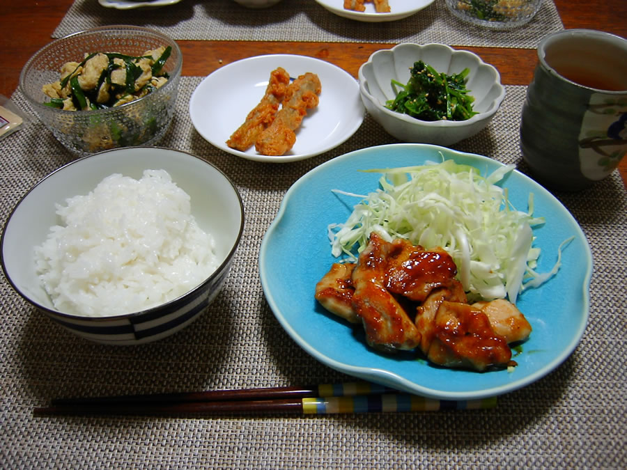 チキンの照り焼き