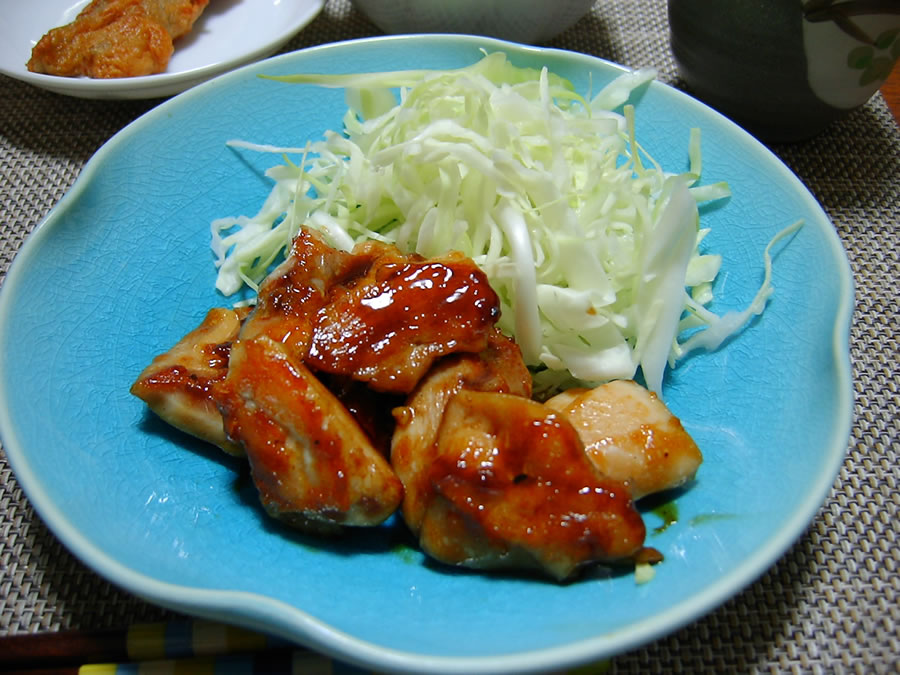 チキンの照り焼き