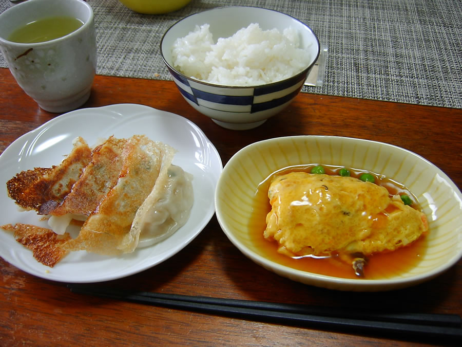 餃子とかに玉