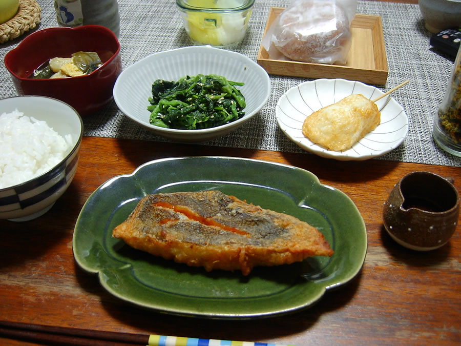 カレイの唐揚げ