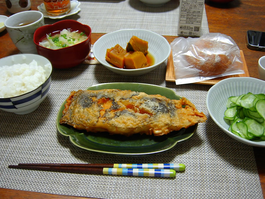 カレイの唐揚げ