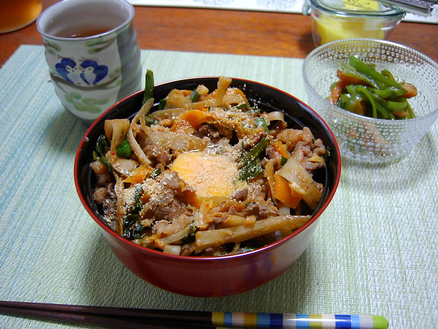 キンピーラー丼