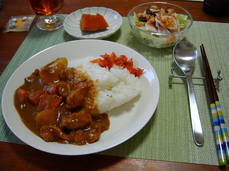 チキンカレーライス