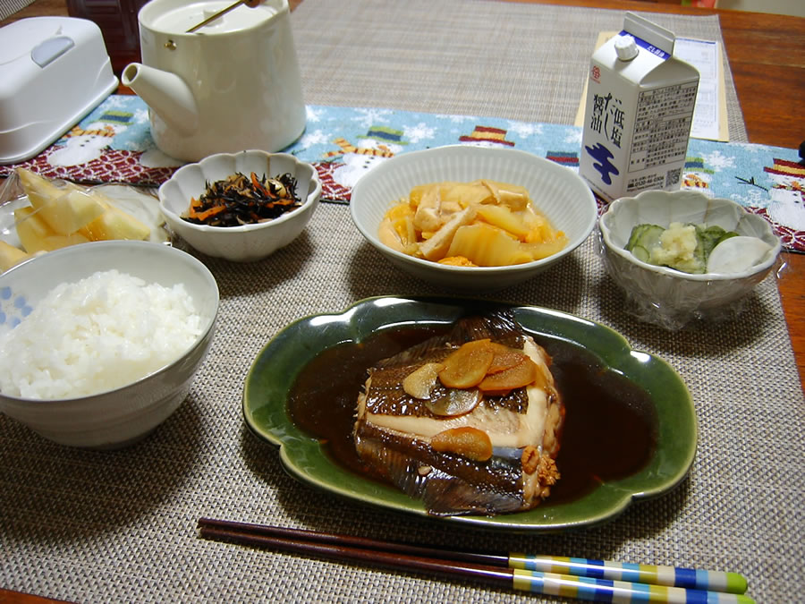 カレイの煮付け