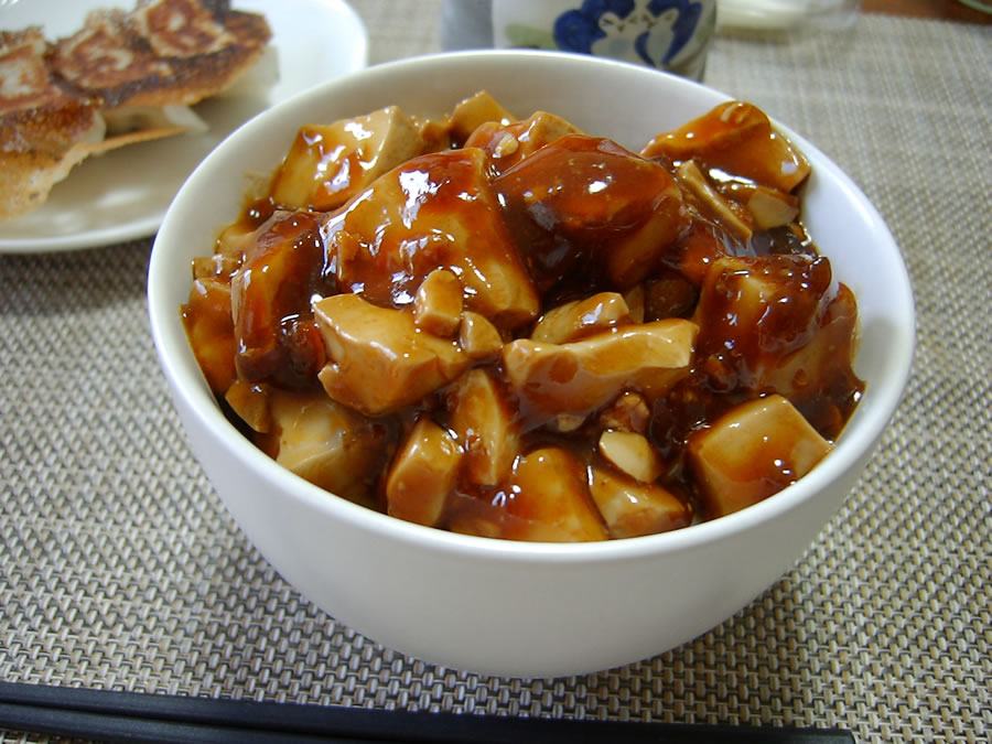 餃子と麻婆豆腐