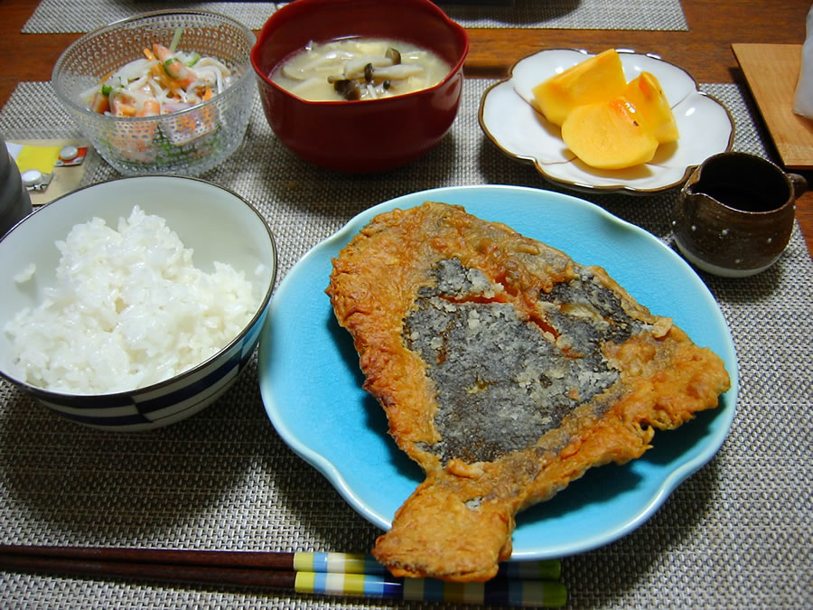 カレイの唐揚げ