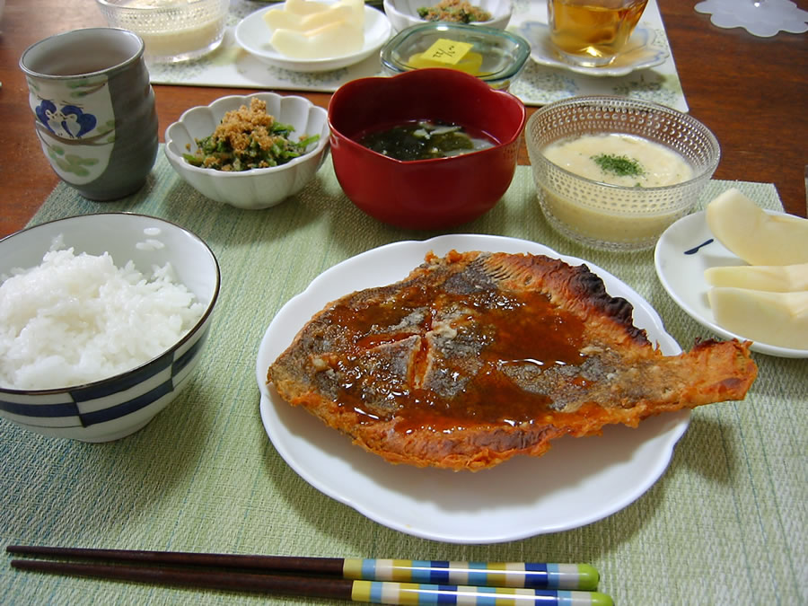 カレイの唐揚げ