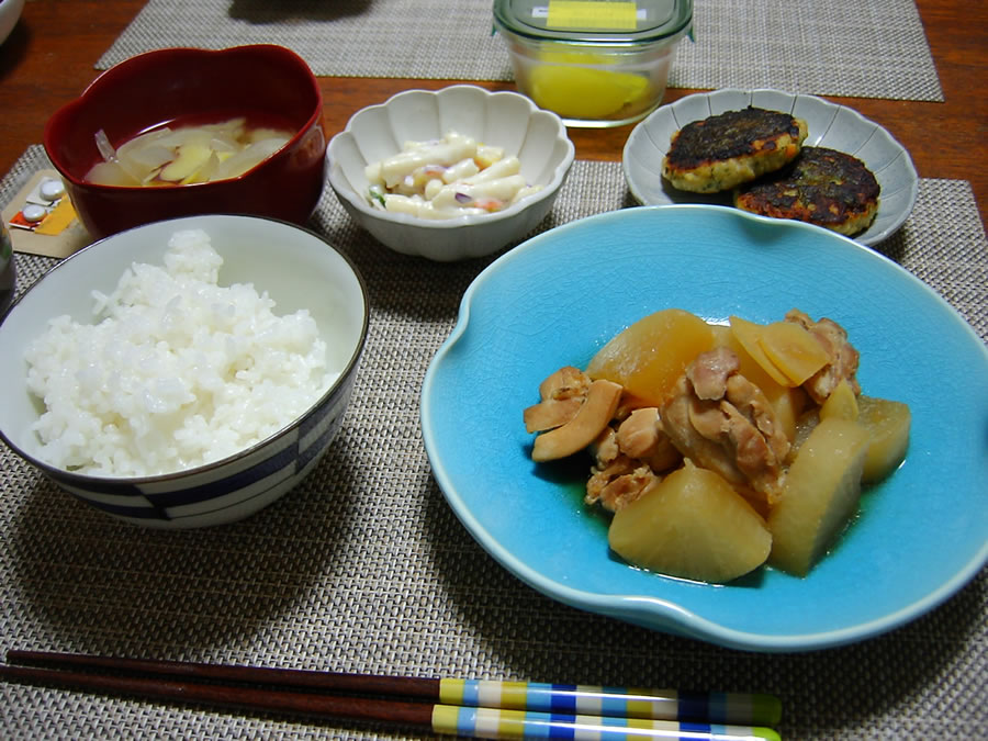 鶏肉と大根の生姜煮