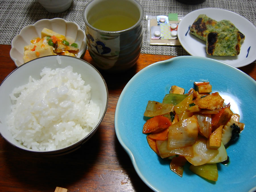 シーフードと野菜のオイスター炒め