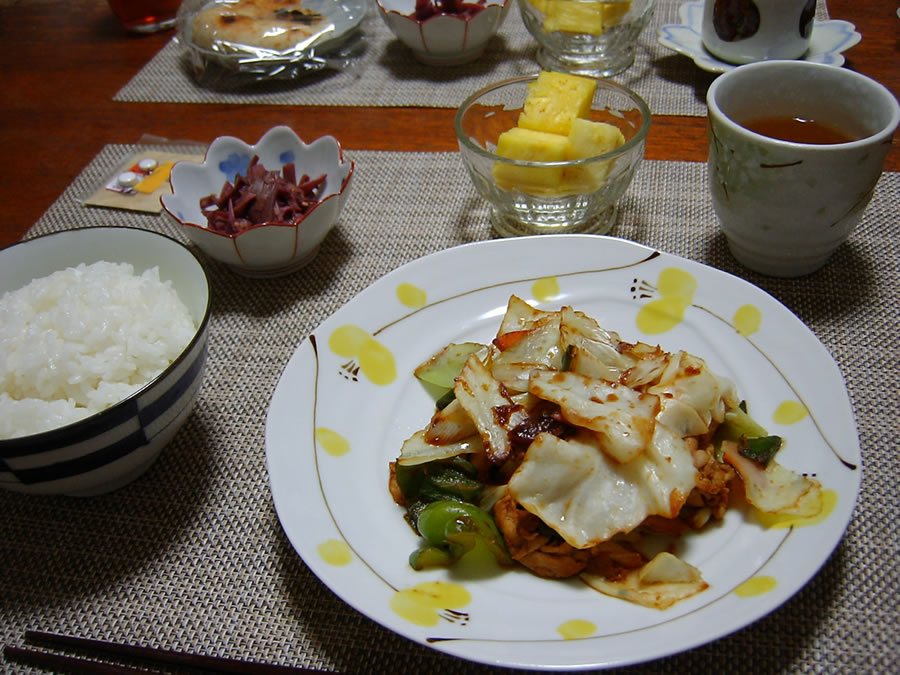 シャキシャキキャベツの回鍋肉