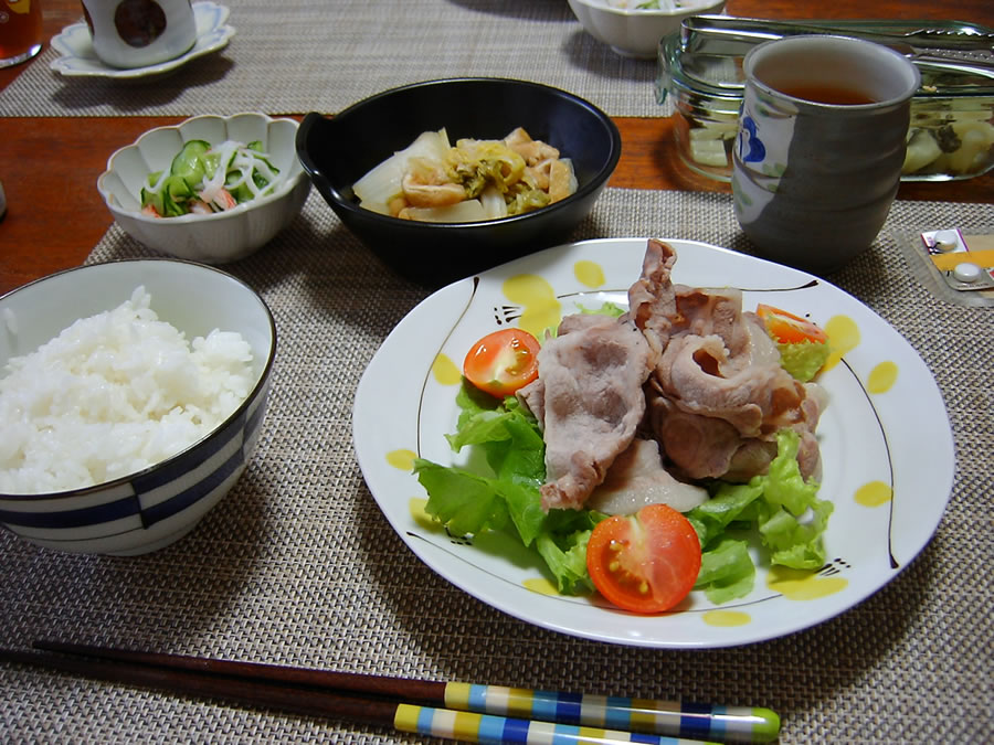 豚肉冷しゃぶ