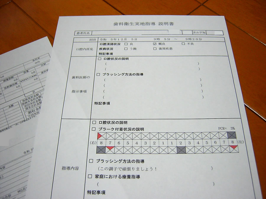 歯科通院 PCR=3%