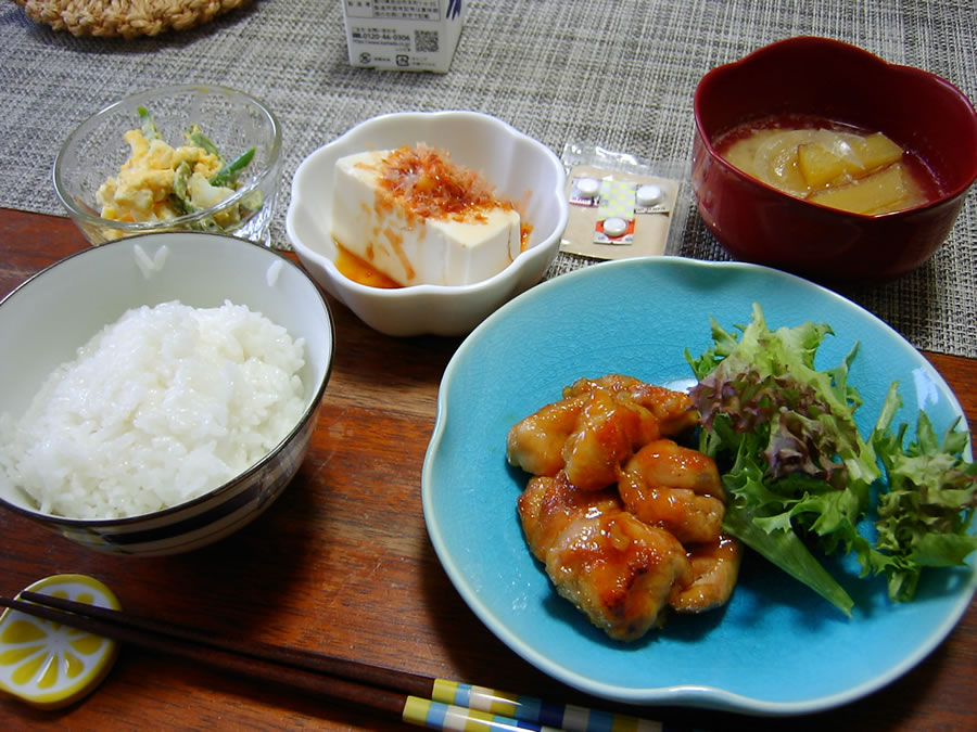 チキンの照り焼き