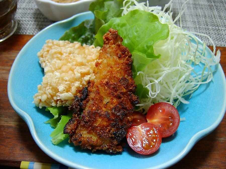 カレイのフライとチキン南蛮