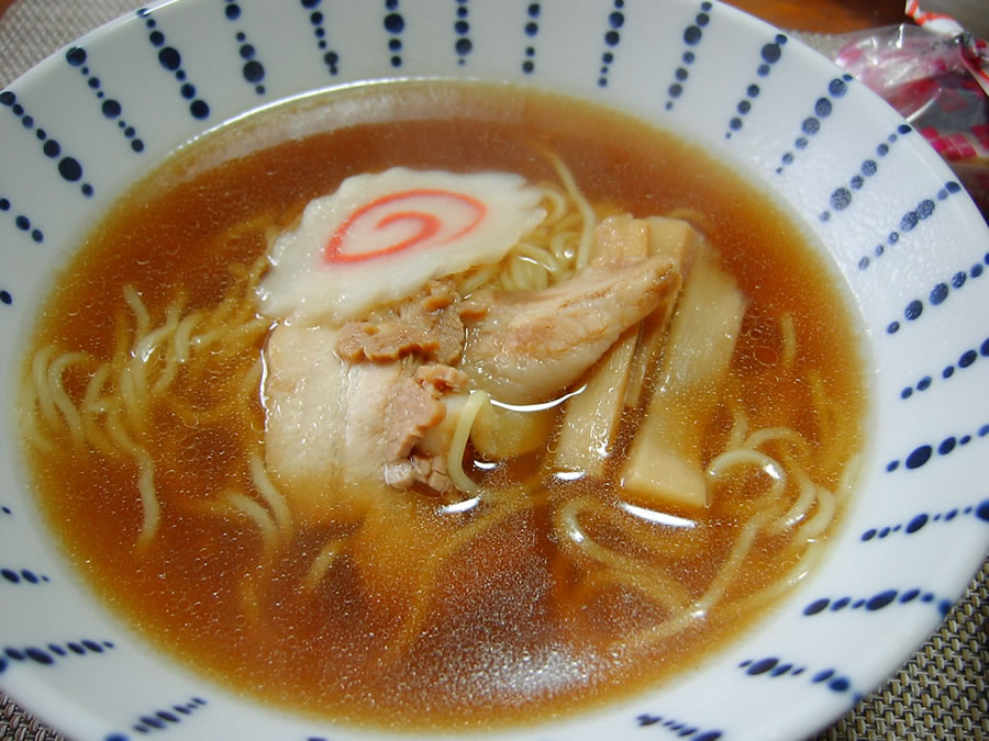 チャーシュ麺とのりの佃煮アレ