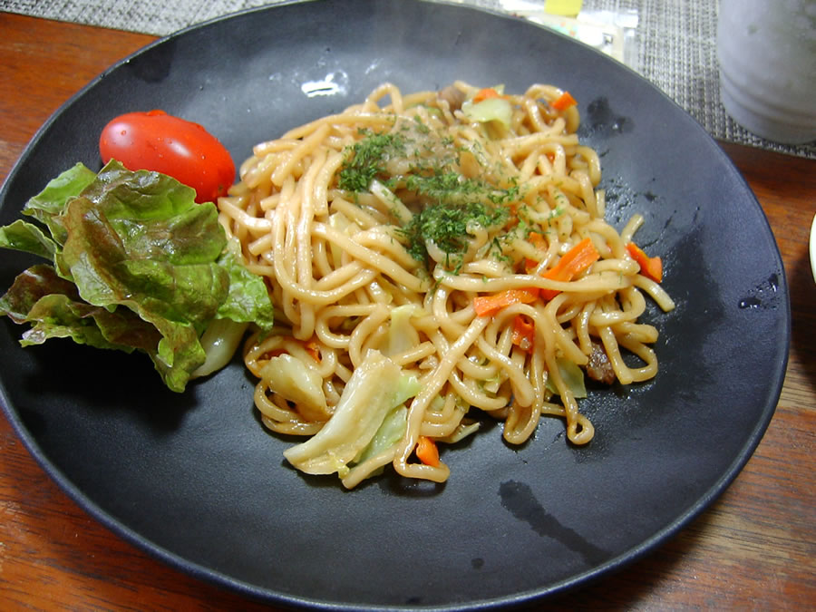 焼きそばとあんパン