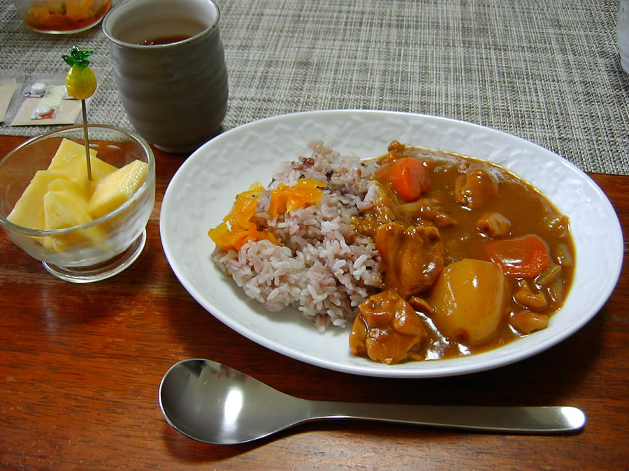 雑穀米カレーライス