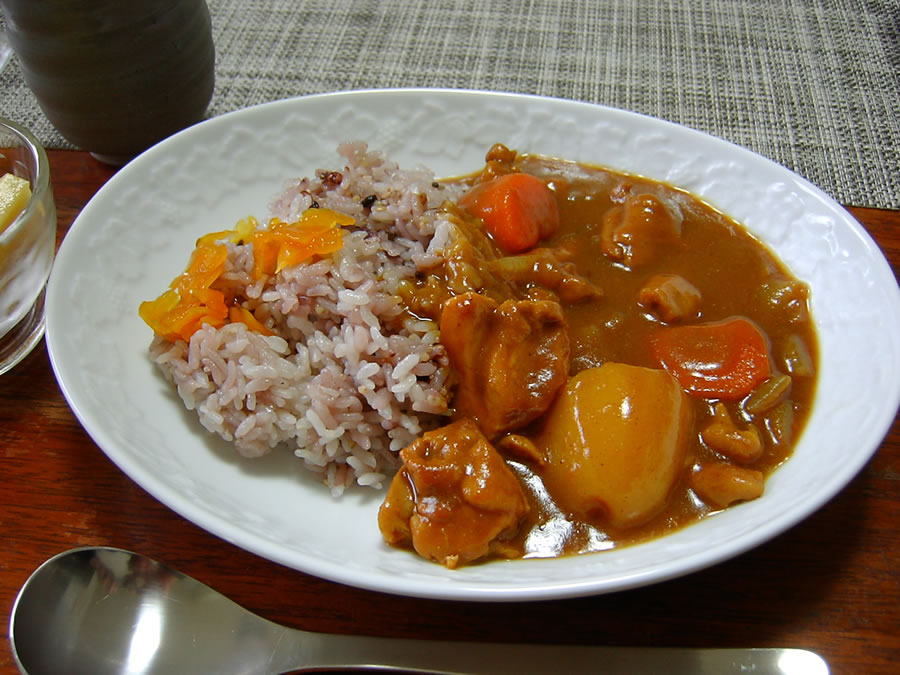 雑穀米カレーライス