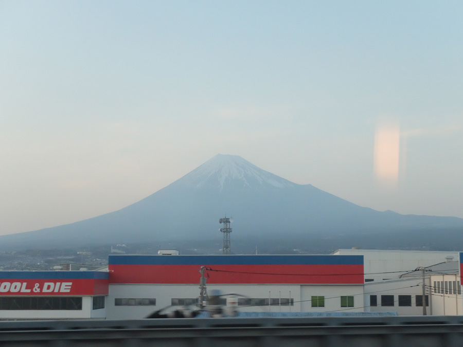 富士山が見えた