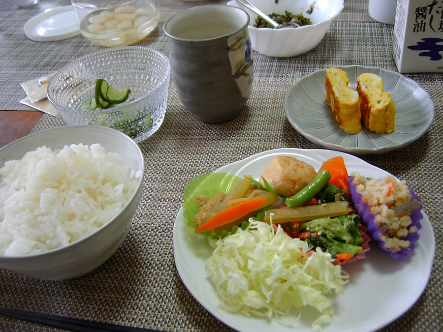 おかず詰合と玉子焼き