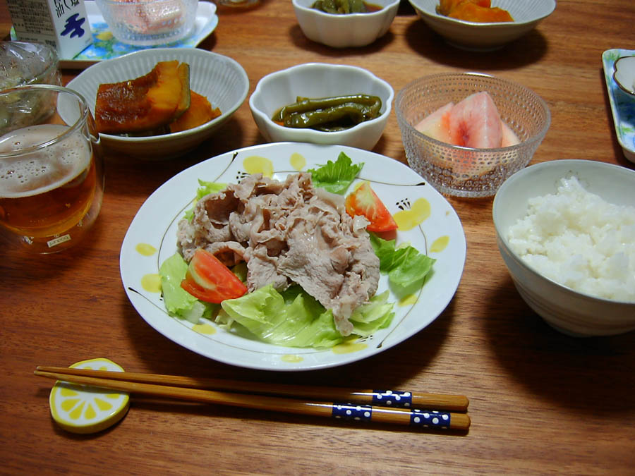 豚肉の冷しゃぶ