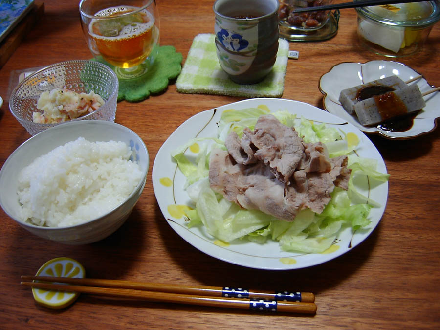 豚肉の冷しゃぶ