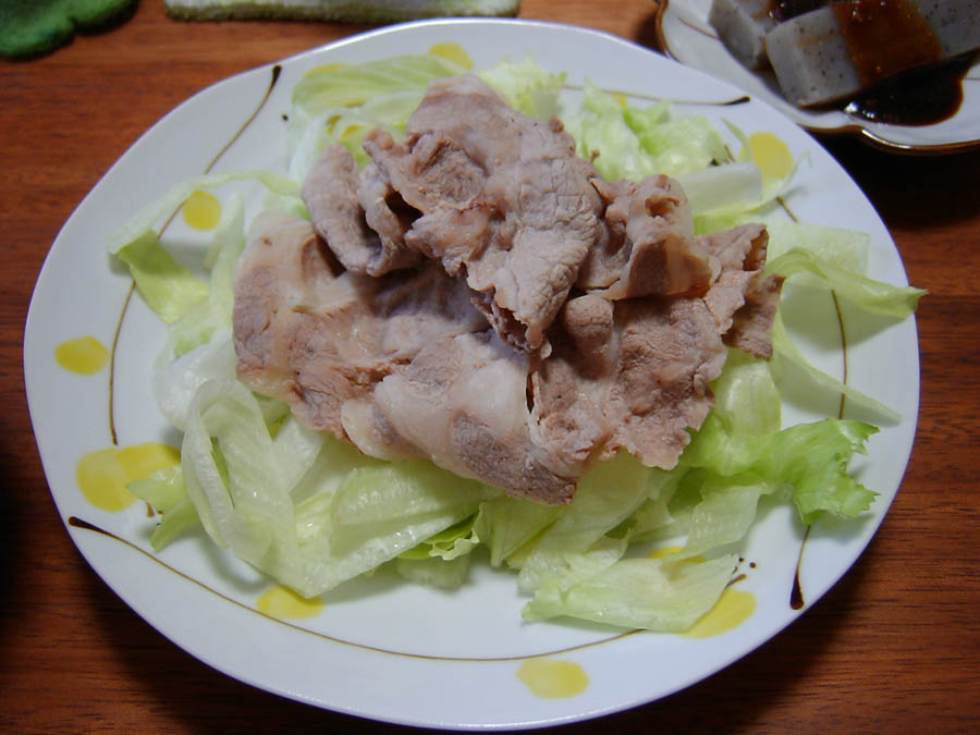 豚肉の冷しゃぶ