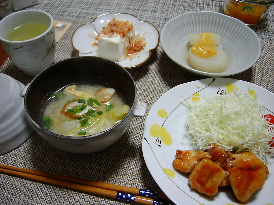 チキンの照り焼き