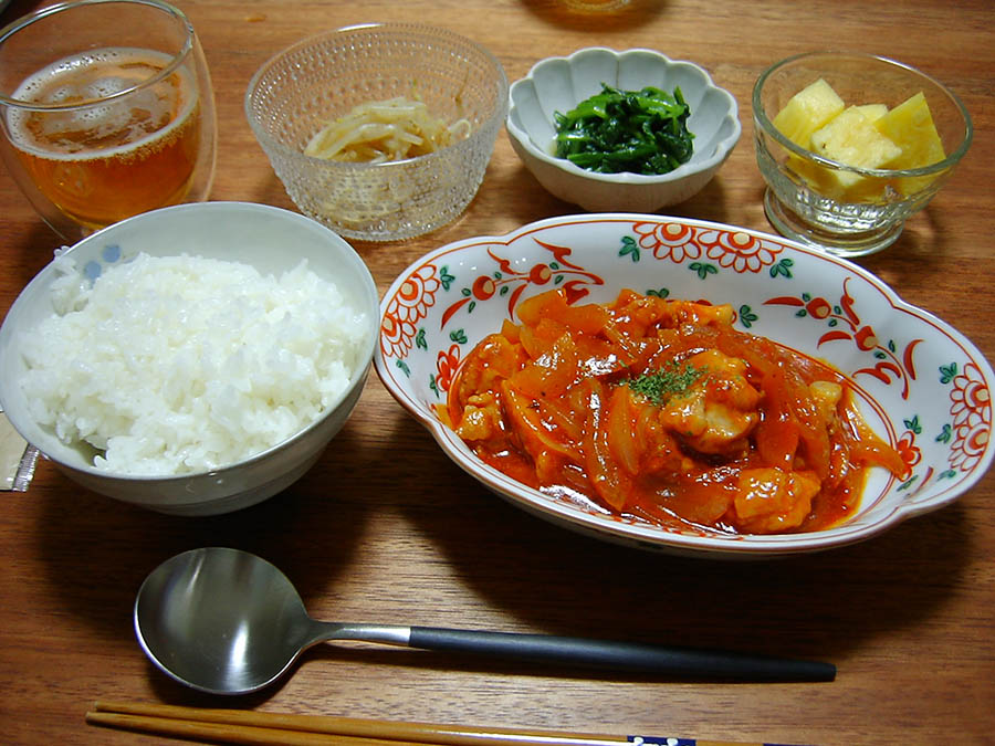 鶏肉のトマト煮