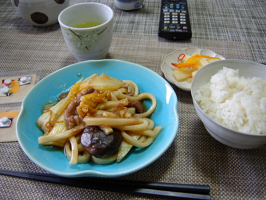 うどん入りすき焼き