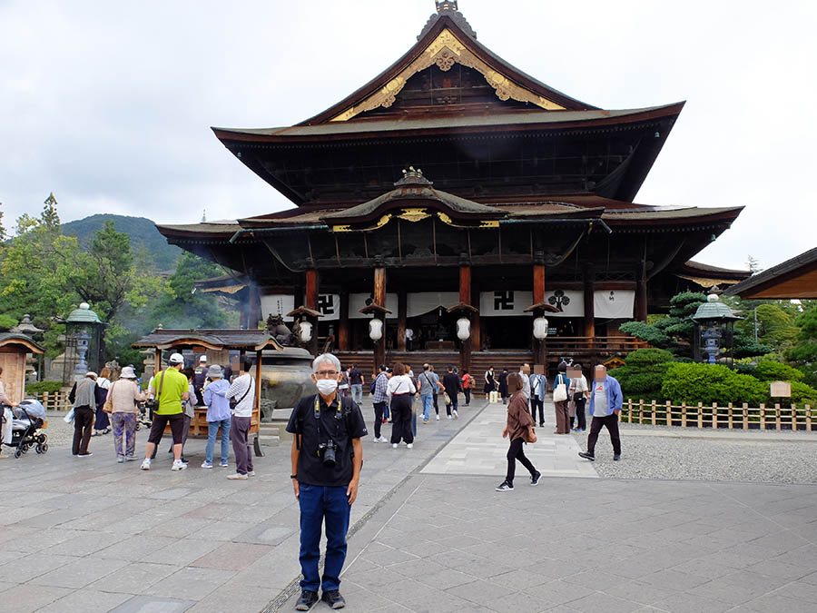 お礼参り善光寺